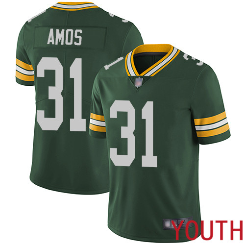Green Bay Packers Limited Green Youth #31 Amos Adrian Home Jersey Nike NFL Vapor Untouchable->green bay packers->NFL Jersey